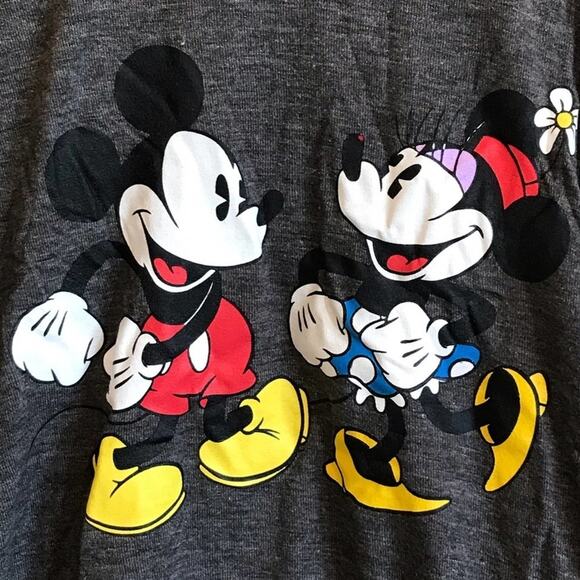 Disney M Mickey Mouse gray long sleeve sweater - Picture 3 of 8